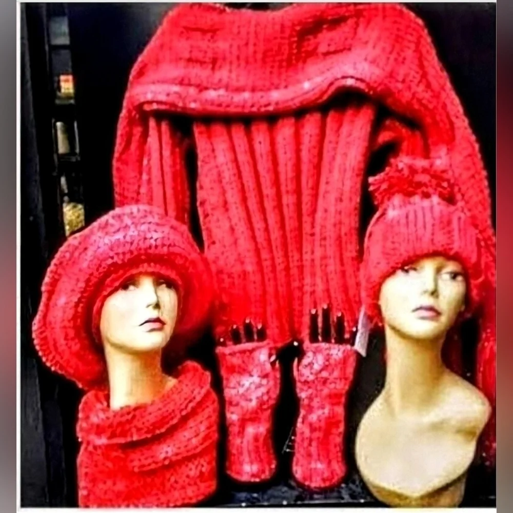 NWT Cashmere Blend Fingerless Gloves